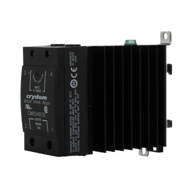 Crydom Solid State Relay, 35 A Load Current, DIN Rail Mount, 530 V Load Voltage, 32V Control CMR48