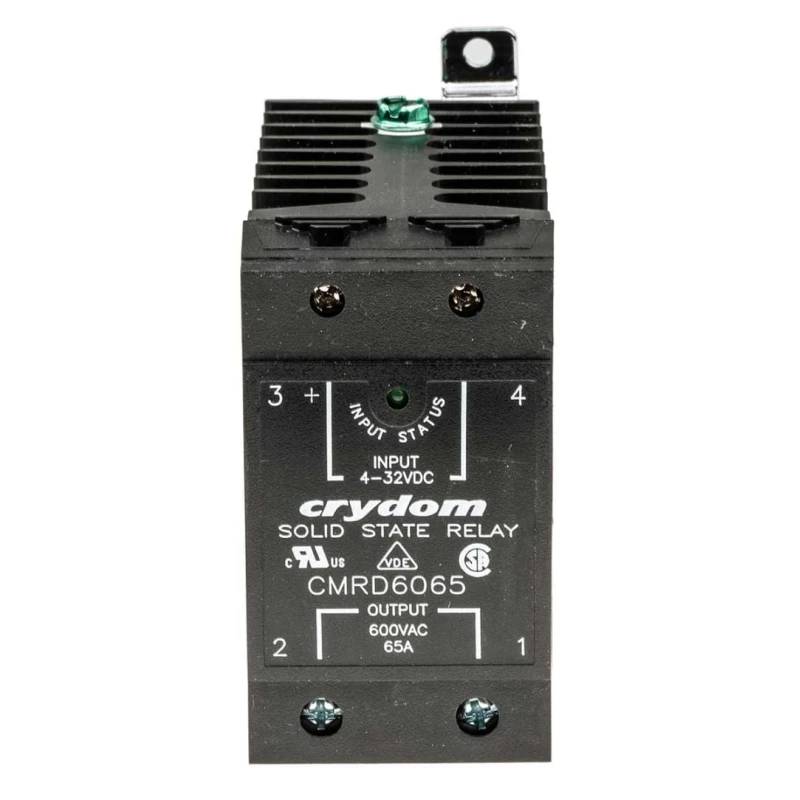 Crydom CMR Series Solid State Relay DIN Rail Mount 65A Load 660V Load 32V Control CMRD6065