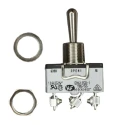 APEM Panel Mount Toggle Switch On-Off-On SPDT Screw Terminal 24 V dc 400 V ac 639H