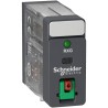 Schneider Electric Power Relay with 220V AC Coil, 5A Switching Current, 2 CO Contacts, Harmony Relay RXG Series RXG22M7
