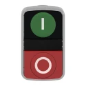 Schneider Electric Harmony XB4 Series Green, Red Momentary Push Button Head 22 mm Cutout IP67 IP69K ZB4BL7341
