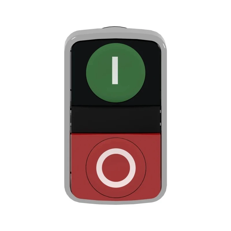 Schneider Electric Harmony XB4 Series Green, Red Momentary Push Button Head 22 mm Cutout IP67 IP69K ZB4BL7341