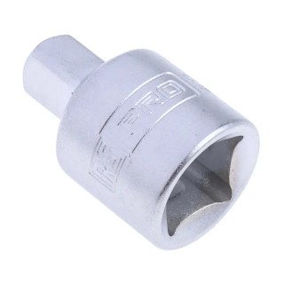 RS PRO 3/8 To 1/4 in Square Drive Chrome Vanadium Steel Mirror Finish Socket Adapter 912-5410