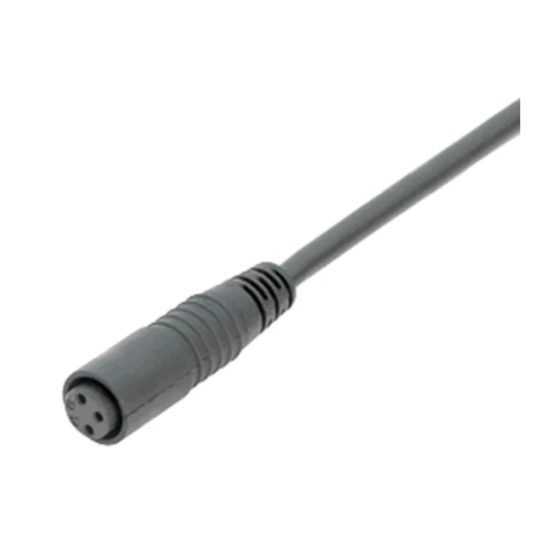 binder Female 3 Way Straight to Unterminated Free End Sensor Actuator Cable 2m, Polyurethane Jacket, Black 79 3410 02 03