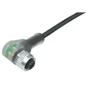 binder Female 4 way M12 Right Angle to Unterminated Sensor Actuator Cable 30V 5m 79 3436 33 04