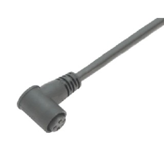binder Sensor Actuator Cable Female 3-Way Right Angle to Unterminated Free End Polyurethane Jacket 5m 79 3414 05 03