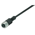 binder Female 3 Way M12 Straight to Unterminated Sensor Actuator Cable 5m 250V Series 763 79 3430 55 04