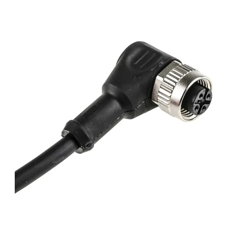 binder Female 4 Way M12 Right Angle to Unterminated Free End Sensor Actuator Cable 25V 5 m 79 3434 37 04