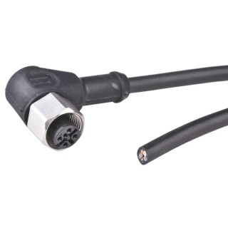 binder Sensor Actuator Cable Female 5 Way M12 Right Angle to Unterminated 5 m 79 3444 55 05