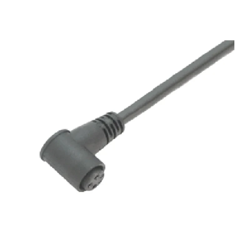 binder Male 3 Way Right Angle to Female Unterminated Sensor Actuator Cable 5 m 60V IP65 IP67 79 3414 12 03