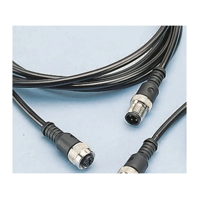 binder Male 4 Way Straight to Female Straight Sensor Actuator Cable 250V 2m Polyurethane Jacket 79 5001 20 04