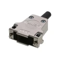 TE Connectivity FMK Series Die Cast Zinc Straight D-Sub Backshell 15 Way Strain Relief FMK2G / 1727040098