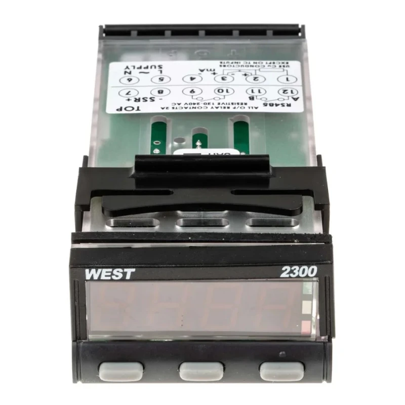 West Instruments N2300 Panel PID Temperature Controller 6 Input 2 Output Relay SSR 240V AC On-Off N2300Y1211