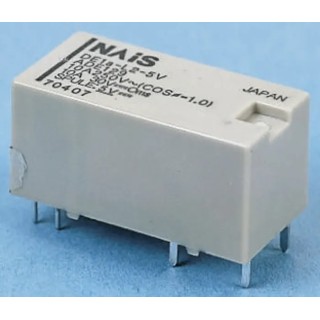 Panasonic PCB Power Relay 5V DC Coil 8A Switching Current SPST DE1AL25D