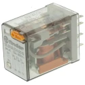 Finder PCB Power Relay 24V AC Coil, 10A Switching Current, 3PDT Contact Configuration 55.33.8.024.0010