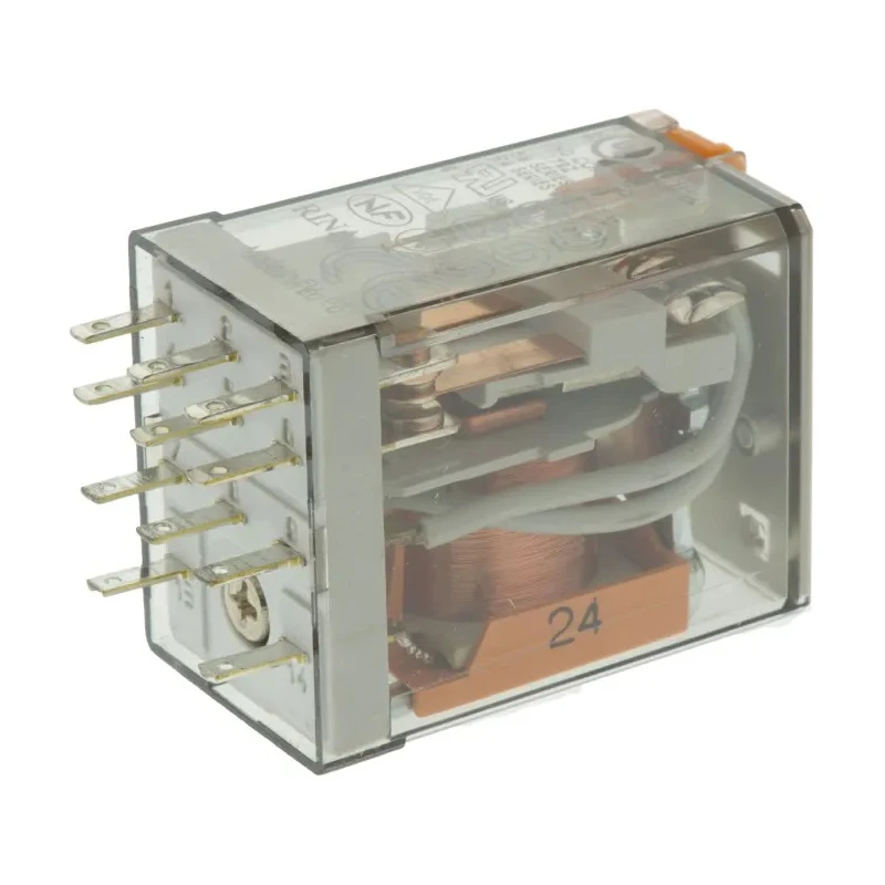 Finder PCB Power Relay 24V AC Coil, 10A Switching Current, 3PDT Contact Configuration 55.33.8.024.0010