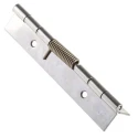 Pinet Raw 304 Stainless Steel Spring Hinge, Screw Fixing, 120mm x 40mm x 1.5mm 71-1-3793