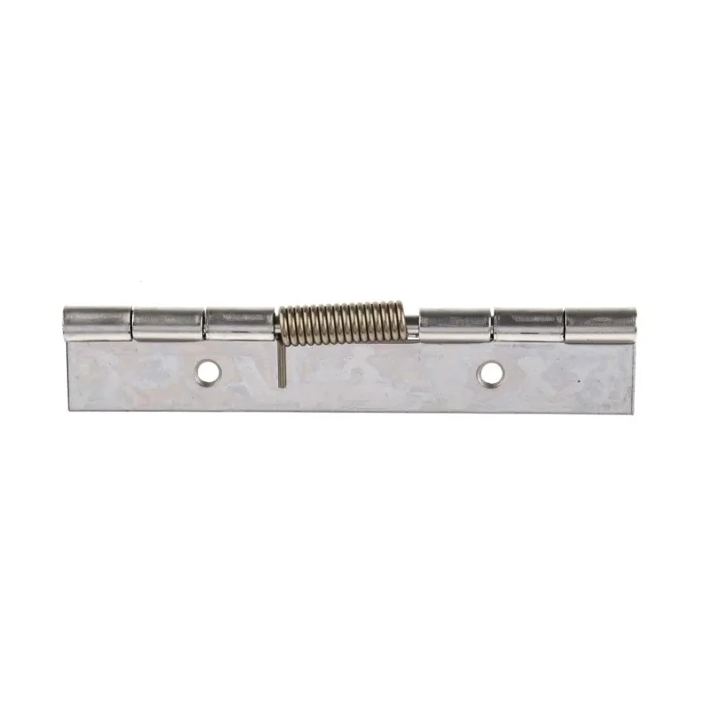 Pinet Raw 304 Stainless Steel Spring Hinge, Screw Fixing, 120mm x 40mm x 1.5mm 71-1-3793