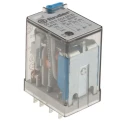 Finder Power Relay 24V DC Coil, 10A Switching Current, 3PDT Contact Configuration 55.33.9.024.0010