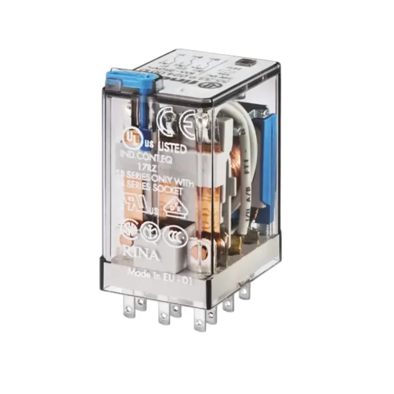 Finder Power Relay 24V DC Coil, 10A Switching Current, 3PDT Contact Configuration 55.33.9.024.0010
