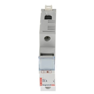 Legrand 32A 1P-Pole Rail Mount Fuse Holder, 400V AC, Polyethylene Case, Model 0 058 14