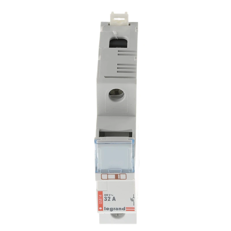 Legrand 32A 1P-Pole Rail Mount Fuse Holder, 400V AC, Polyethylene Case, Model 0 058 14