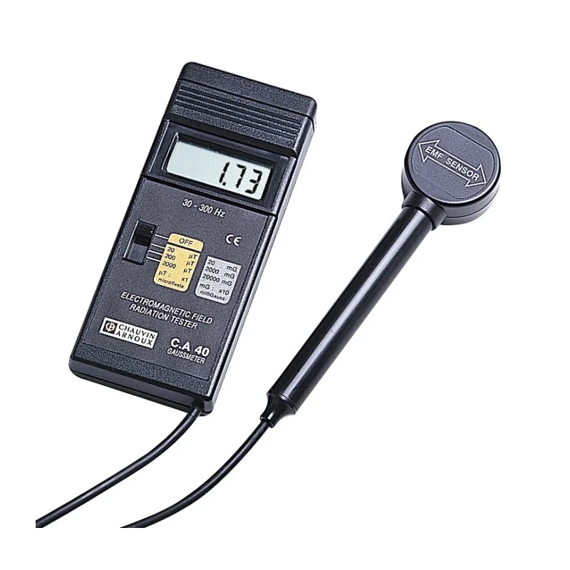 Chauvin Arnoux Portable Gaussmeter 30 Hz to 300 Hz for Electromagnetic Radiation Measurement P01167501