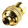 S Lilley & Son GLS Lamp Holder Screw Snap-Fit Brass Mount B15 Thread M10 Length 38.7mm Width 23.2mm 1021E