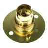 S Lilley & Son Brass GLS Lamp Holder Screw Snap-Fit B22 Base 39mm Length 68.6mm Width 3011E