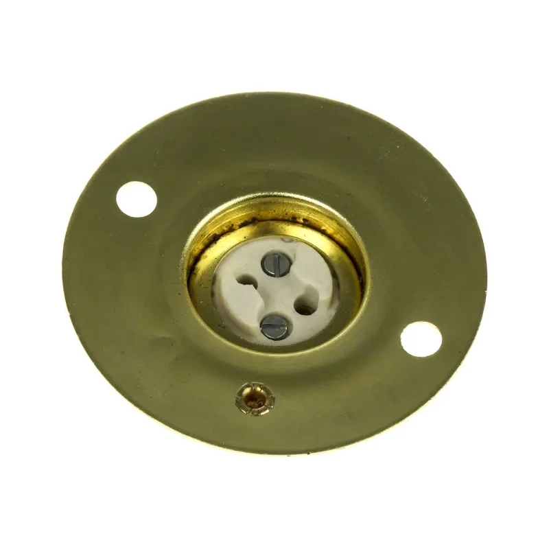 S Lilley & Son Brass GLS Lamp Holder Screw Snap-Fit B22 Base 39mm Length 68.6mm Width 3011E