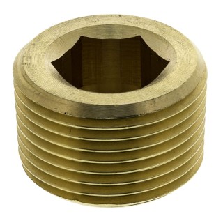 Legris Pneumatic Brass Pipe Fitting Threaded Plug Male R 3/4 in 0205 27 00