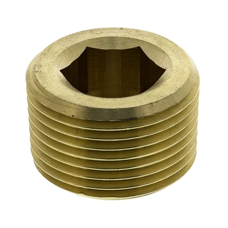 Legris Pneumatic Brass Pipe Fitting Threaded Plug Male R 3/4 in 0205 27 00