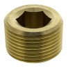 Legris Pneumatic Brass Pipe Fitting Threaded Plug Male R 3/4 in 0205 27 00