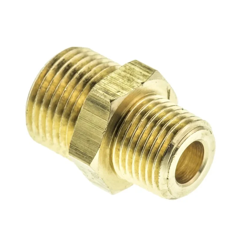 Legris Pneumatic Brass Compression Coupler Male BSPT 1/8 in to Female Metric 8 mm 0105 08 10