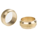 Legris Pneumatic Fitting Brass Compression Olive Pipe Fitting Female Metric 1/2 in 0124 16 00