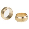 Legris Pneumatic Fitting Brass Compression Olive Pipe Fitting Female Metric 1/2 in 0124 16 00