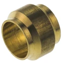 Legris Pneumatic Brass Compression Olive Pipe Fitting Female Metric 1/2 in with Maximum Operating Temperature 0124 06 00
