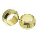 Legris Pneumatic Brass Compression Olive Fitting Female Metric 1/2 in, Operating Temperature 100°C 0124 12 00