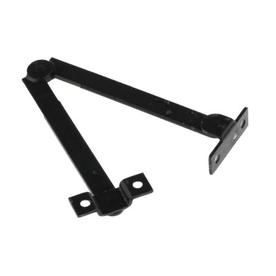 Pinet Black Zinc Plated Steel Right Handed Lid Stay 80mm 293-7904