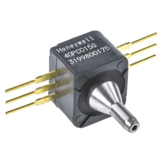Honeywell Amplified Pressure Sensor 0 to 15 psi, Relative Reading, PCB Terminal, Silicone Housing 40PC015G1A