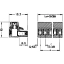 Phoenix Contact MVSTBR 2.5/9-ST-5.08 Series Pluggable Terminal Block, 9-Contact, 5.08 mm Pitch, 1 Row, 12A, 320V 1792317