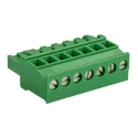 Phoenix Contact MVSTBR 2.5/7-ST-5.08 Series Pluggable Terminal Block, 7-Contact, 5.08 mm Pitch, 1 Row, Screw 1792294