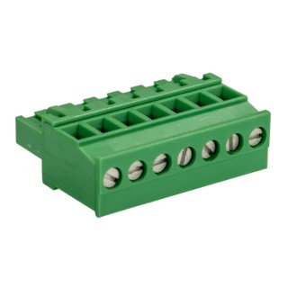 Phoenix Contact MVSTBR 2.5/7-ST-5.08 Series Pluggable Terminal Block, 7-Contact, 5.08 mm Pitch, 1 Row, Screw 1792294