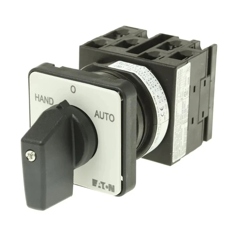 Eaton Cam Switch, 3 Position 45 ° Toggle Actuator, 20A, Flush Mount, IP65, Model 78628224 T0-3-15433/E/EZ-P1(RS294-7765)