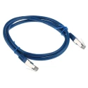 Decelect Cat5 Shielded PVC Jacketed Blue Ethernet Cable, 1 m CR503B1CBL