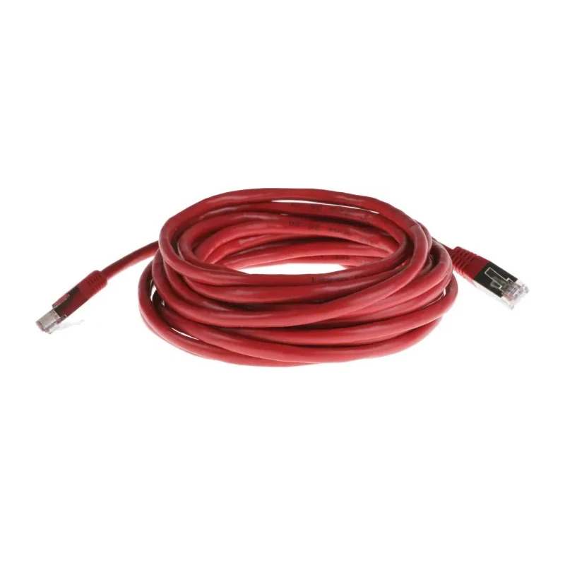 RS PRO Cat5 Ethernet Cable 5 m Red RJ45 Male to RJ45 Male F/UTP PVC 294-8409