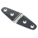 Pinet Chrome Plated Brass Strap Hinge Screw Fixing 30 mm x 98.5 mm x 3 mm 293-7695