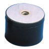 Paulstra Hutchinson Cylindrically Shaped M8 Anti-Vibration Mount Female Buffer Foot 70 daN Compression 30 mm OD 520517