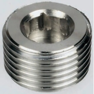 Legris Pneumatic Fitting Stainless Steel Pipe Fitting Straight Hexagon Plug Male Threaded 1/8 in 0285 10 00