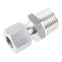 Legris Stainless Steel Pipe Fitting Straight Hexagon Coupler Male BSP 1/2 in 1805 10 21